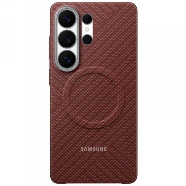Etui Samsung Carbon Magnet do Samsung Galaxy S26 Ultra czerwony