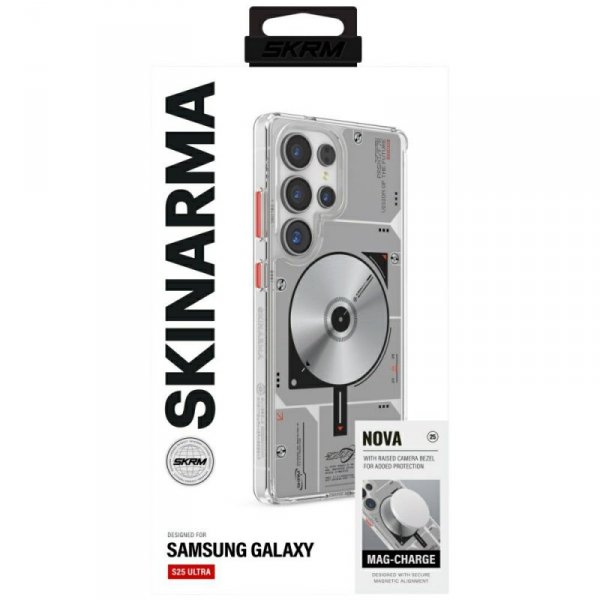 Etui Skinarma Nova MagSafe do Samsung    Galaxy S25 Ultra przezroczysty