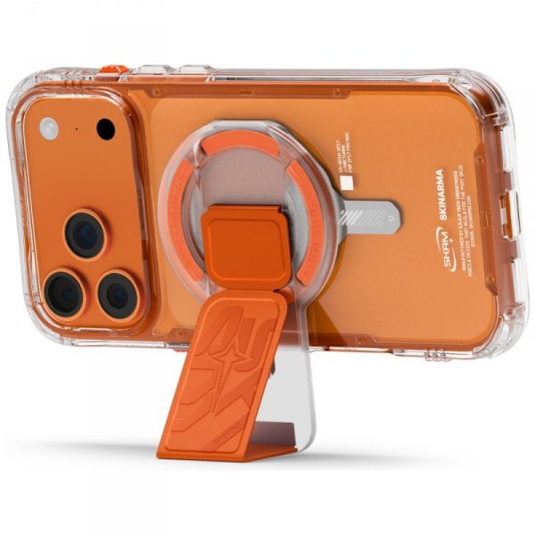 Uchwyt magnetyczny Skinarma Arch XE      Phaze Smart Grip-Stand pomarańczowy