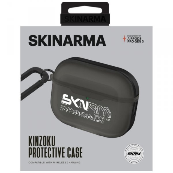 Etui Skinarma Kinzoku do AirPods Pro 3   dymny