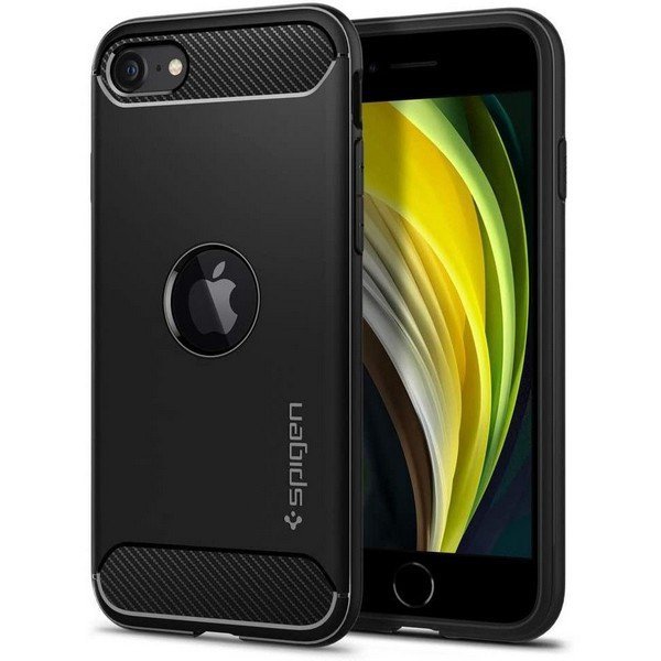 Spigen Rugged Armor iPhone 7/8/SE2020/SE2022 czarny/black ACS00944
