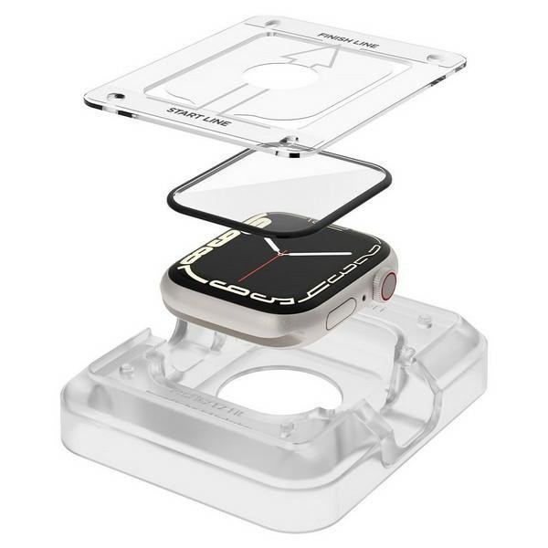 Spigen ProFlex EZ FIT Apple Watch 7 45mm2szt./2pcs AFL04051 Szkło Hybrydowe