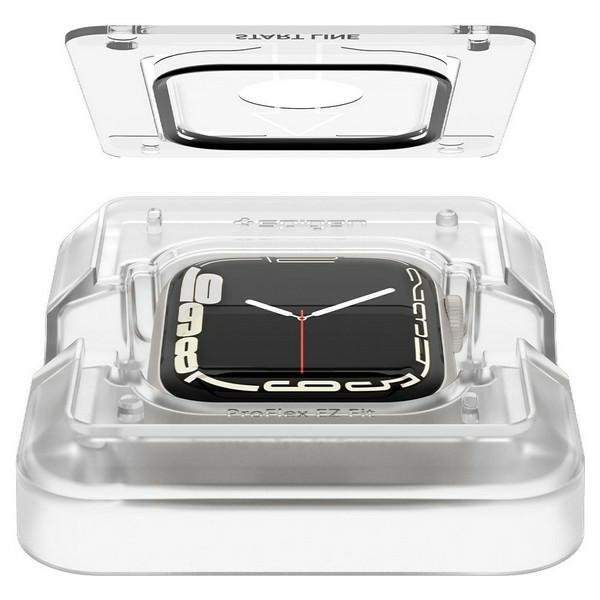 Spigen ProFlex EZ FIT Apple Watch 7 45mm2szt./2pcs AFL04051 Szkło Hybrydowe