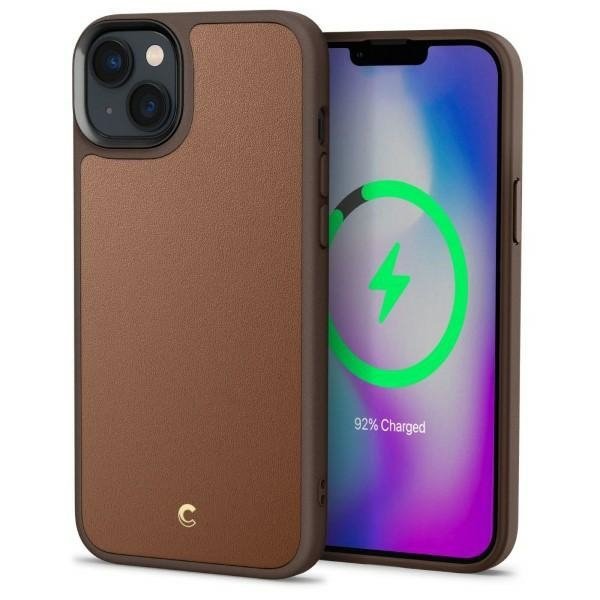 Spigen Cyrill Kajuk MAG iPhone 14 Plus /15 Plus 6,7&quot; Magsafe brązowy/saddle brown ACS04947