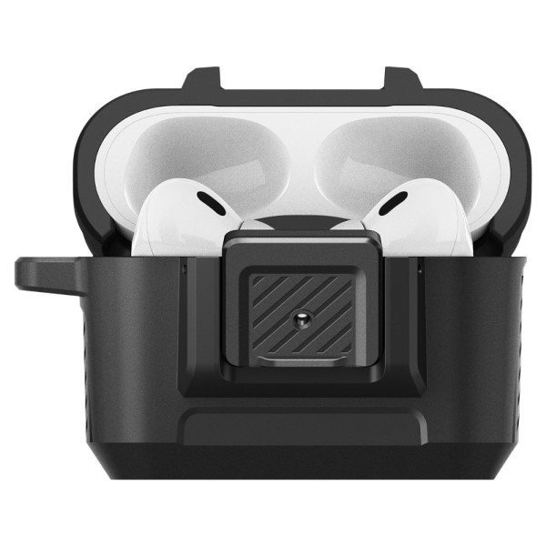 Spigen Lock Fit Airpods Pro 1/2czarny/matte black ACS05485