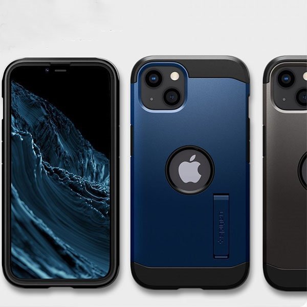 Spigen Alm Glass FC iPhone 16e/14/13     Pro/13 szkło hartowane czarna ramka z ramką montażową AGL03725