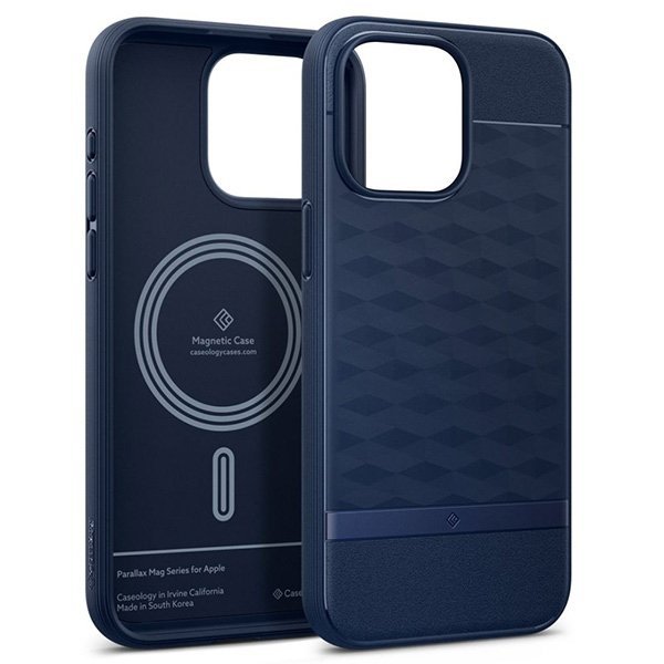 Spigen Caseology Parallax MAG iPhone 15Pro Max 6.7&quot; Magsafe Granatowy/Midnight Blue ACS06615