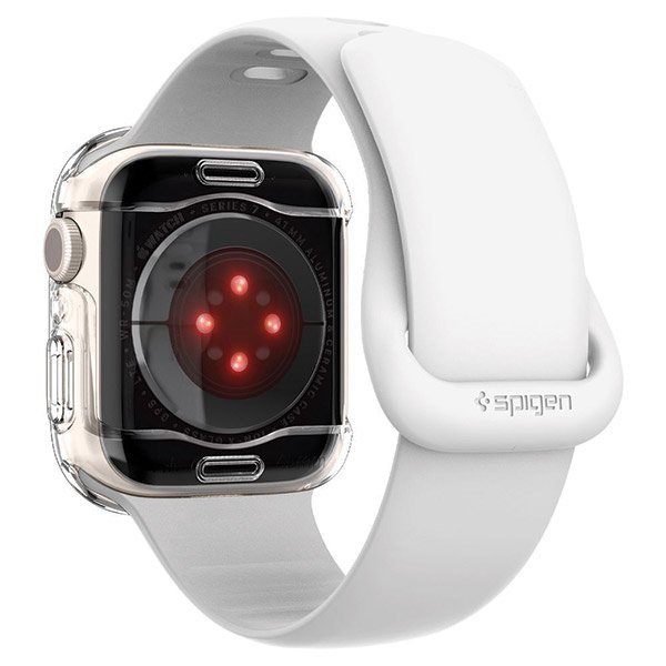 Spigen Ultra Hybrid Apple Watch 7/8/9 41 mm przezroczysty/crystal clear ACS04613