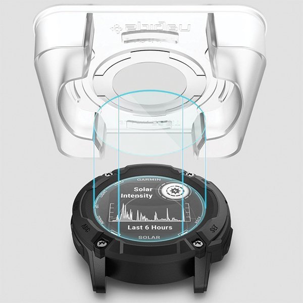 Spigen Glas.TR Garmin Instinct 2X Solar2-Pack &quot;EZ FIT&quot; AGL07593 szkło hartowane