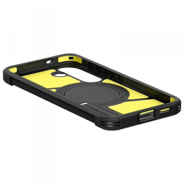 Etui Spigen Tough Armor MagSafe do       Samsung Galaxy S25 szary