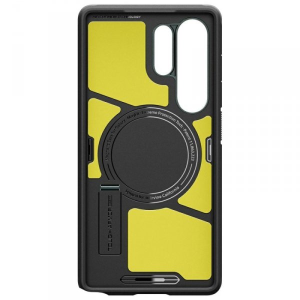 Etui Spigen Tough Armor MagSafe do       Samsung Galaxy S25 Ultra zielony