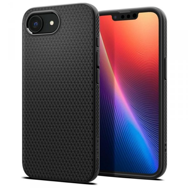 Etui Spigen Liquid Air do iPhone 16e     czarny