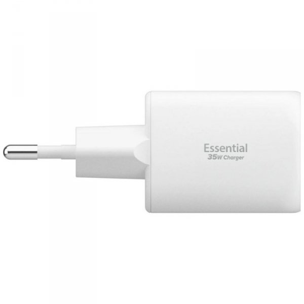 Ładowarka sieciowa Spigen Essential      EE352EU 35W USB-C/USB-A biały