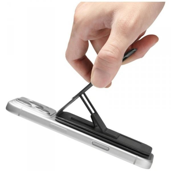 Magnetyczny portfel Spigen S314-3 Slim   Fold Tripod MagSafe czarny