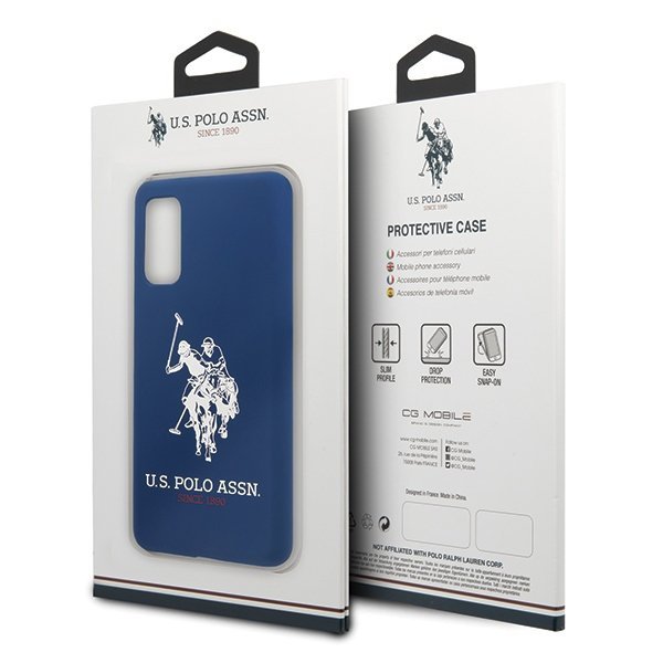 US Polo USHCS62SLHRNV S20 G980granatowy/navy Silicone Collection