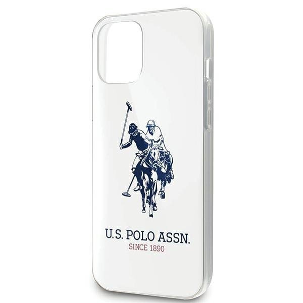 US Polo USHCP12MTPUHRWH iPhone 12/12 Pro 6,1&quot; biały/white Shiny Big Logo