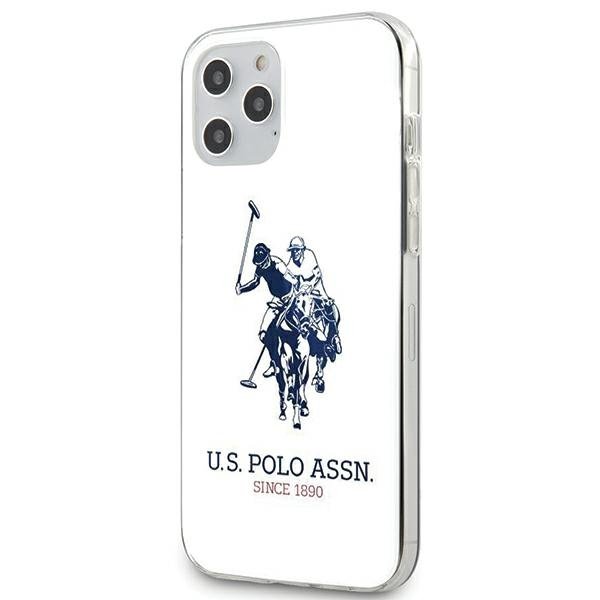 US Polo USHCP12LTPUHRWH iPhone 12 Pro Max 6,7&quot; biały/white Shiny Big Logo