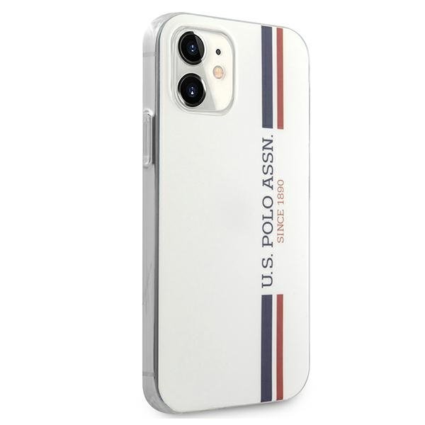 US Polo USHCP12SPCUSSWH iPhone12 mini 5,4&quot; biały/white Tricolor Collection