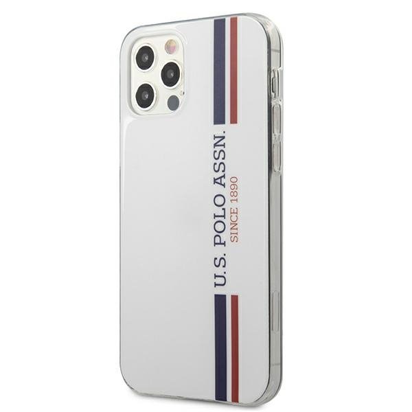 US Polo USHCP12MPCUSSWH iPhone12/12 Pro 6,1&quot; biały/white Tricolor Collection