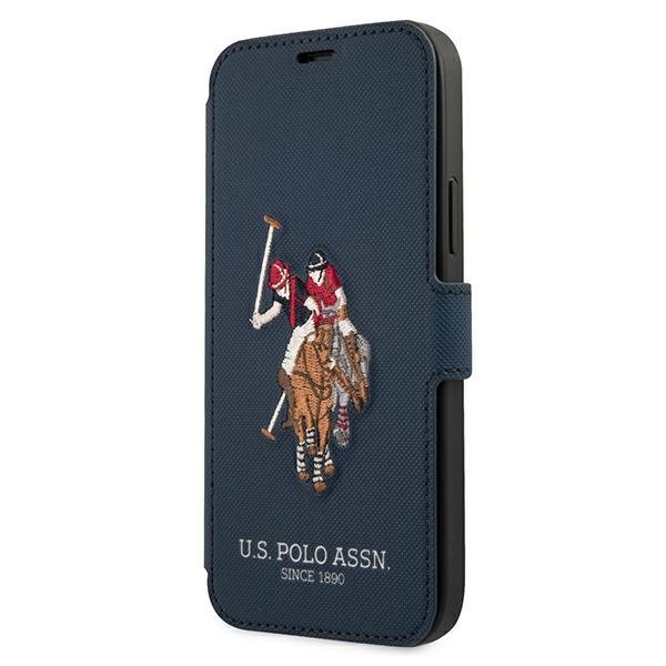 US Polo USFLBKP12MPUGFLNV iPhone 12/12Pro 6,1&quot; granatowy/navy book Polo Embroidery Collection