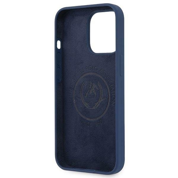 US Polo USHCP13XSFGV iPhone 13 Pro Max6,7&quot; granatowy/navy Silicone Collection