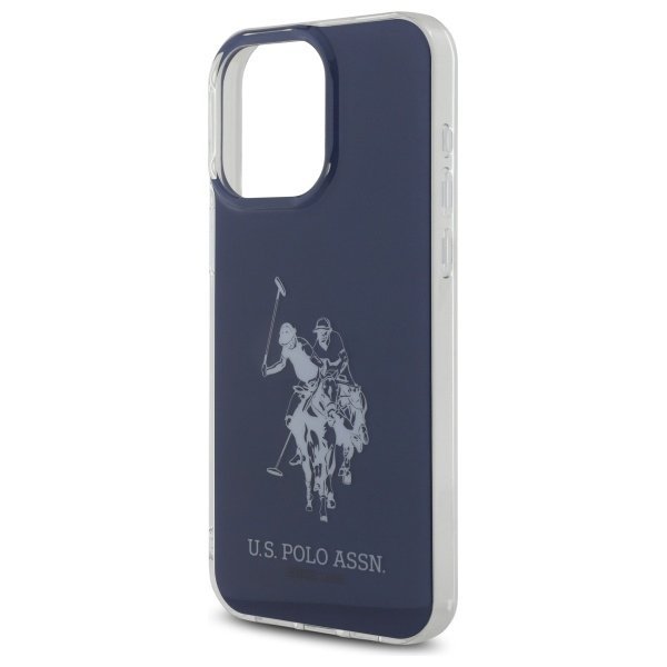 US Polo USHCP15XTPUHRBV iPhone 15 Pro    Max 6,7&quot; niebieski/blue Shiny Big Logo
