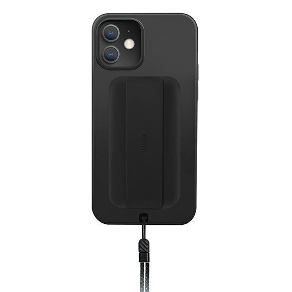 UNIQ etui Heldro iPhone 12 mini 5,4&quot;czarny/midnight black Antimicrobial