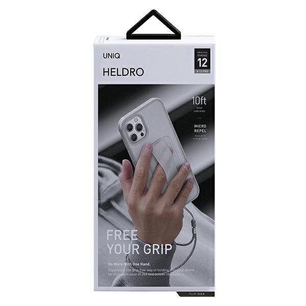 UNIQ etui Heldro iPhone 12/12 Pro 6,1&quot;biały/natural frost Antimicrobial