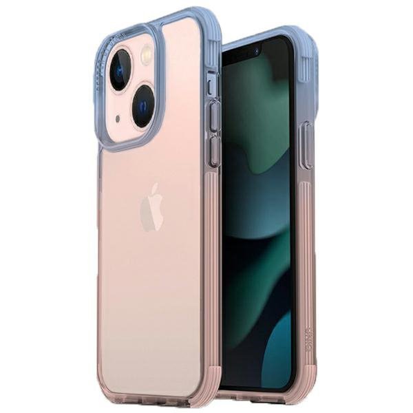 UNIQ etui Combat Duo iPhone 13 / 14 / 15 6,1&quot; niebiesko-różowy/blue-pink