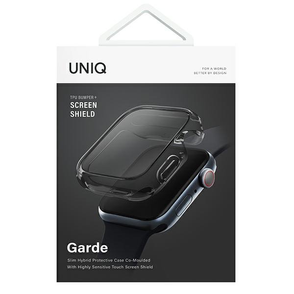 UNIQ etui Garde Apple Watch Series 7/8/ 9 45mm. szary/smoked grey