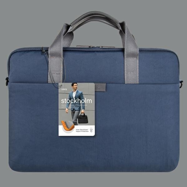 UNIQ torba Stockholm laptop 16&quot; niebieski/abyss blue