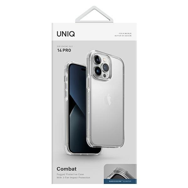 UNIQ etui Combat iPhone 14 Pro 6,1&quot; przeźroczysty/ crystal clear