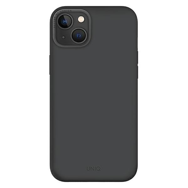 UNIQ etui Lino Hue iPhone 14 Plus / 15Plus 6.7&quot; Magclick Charging szary/charcoal grey