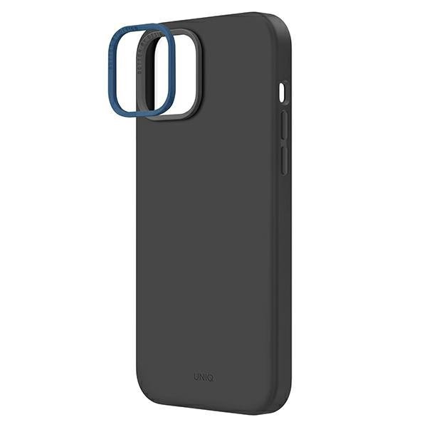 UNIQ etui Lino Hue iPhone 14 Plus / 15Plus 6.7&quot; Magclick Charging szary/charcoal grey
