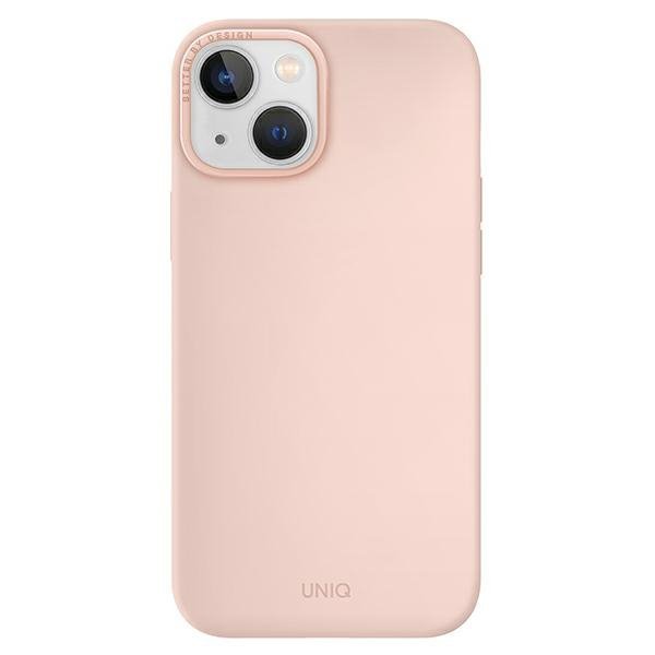 UNIQ etui Lino Hue iPhone 14 / 15 / 136,1&quot; Magclick Charging różowy/blush pink