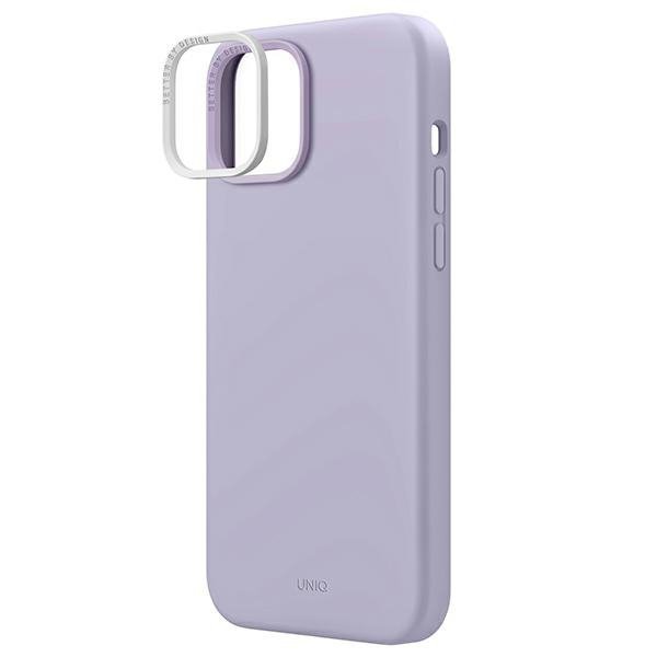 UNIQ etui Lino iPhone 14 Plus / 15 Plus6.7&quot; lilak/lilac lavender