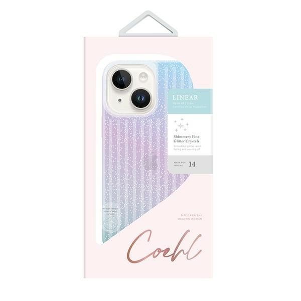 UNIQ etui Coehl Linear iPhone 14 / 15 /13 6,1&quot; stardust