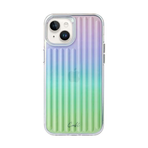 UNIQ etui Coehl Linear iPhone 14 Plus /15 Plus 6.7&quot; opalowy/iridescent
