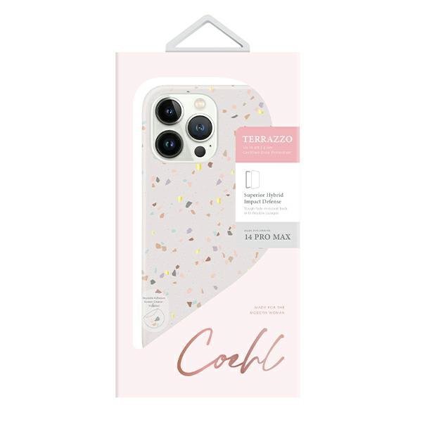 UNIQ etui Coehl Terrazzo iPhone 14 ProMax 6,7&quot; piaskowy/sandstone