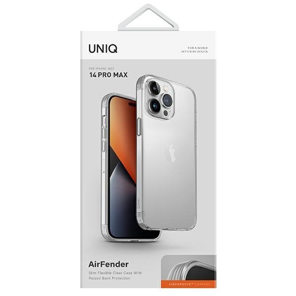 UNIQ etui Air Fender iPhone 14 Pro Max 6,7&quot; nude transparent