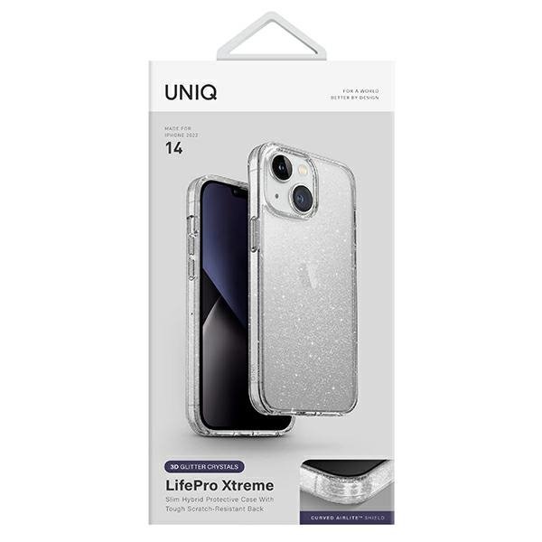 UNIQ etui LifePro Xtreme iPhone 14 / 15/ 13 6,1&quot; przezroczysty/tinsel lucent