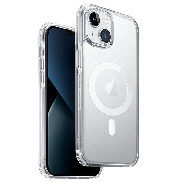 UNIQ etui Combat iPhone 14 Plus / 15Plus 6.7&quot; Magclick Charging przeźroczysty/dove satin clear