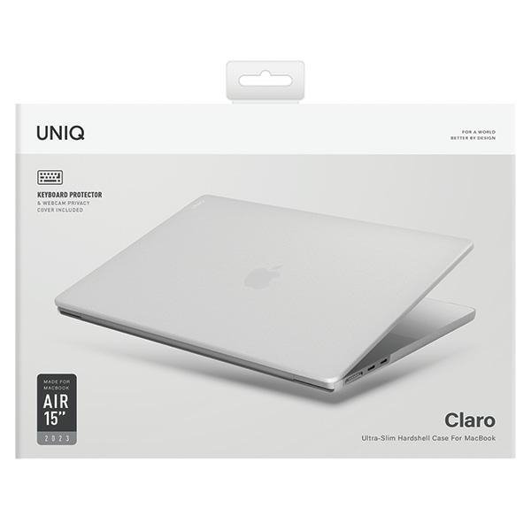 UNIQ etui Claro MacBook Air 15&quot; M2/M3 przezroczysty/dove matte clear