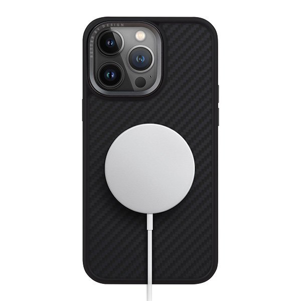 UNIQ etui Keva iPhone 15 Pro 6.1&quot;Magclick Charging czarny/carbon black
