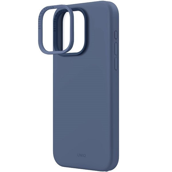 UNIQ etui Lino Hue iPhone 15 Pro Max 6.7 " Magclick Charging granatowy/navy blue