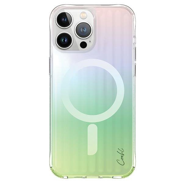 UNIQ etui Coehl Linear iPhone 15 Pro Max 6.7&quot; Magnetic Charging opal/iridescent