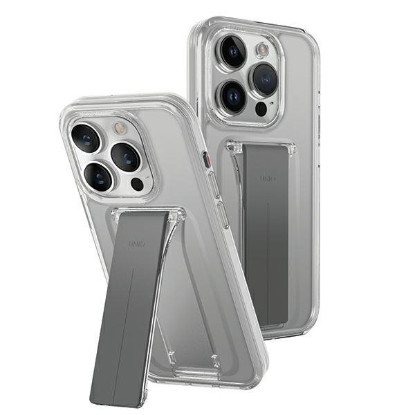 UNIQ etui Heldro Mount with Stand iPhone15 Pro 6.1&quot; przeźroczysty/lucent clear