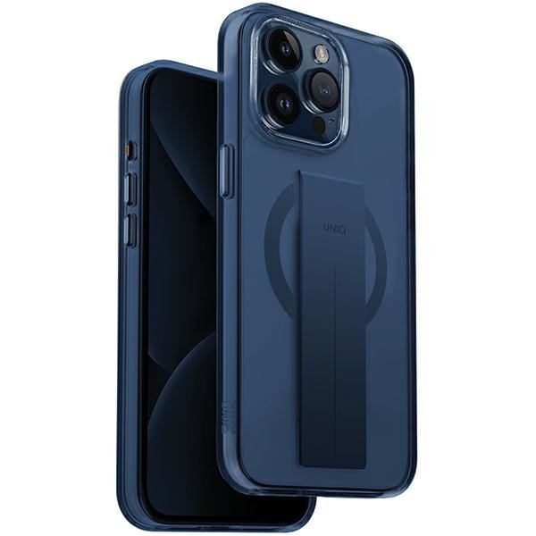 UNIQ etui Heldro Mag iPhone 15 Pro 6.1&quot;Magclick Charging niebieski/ultramarine deep blue