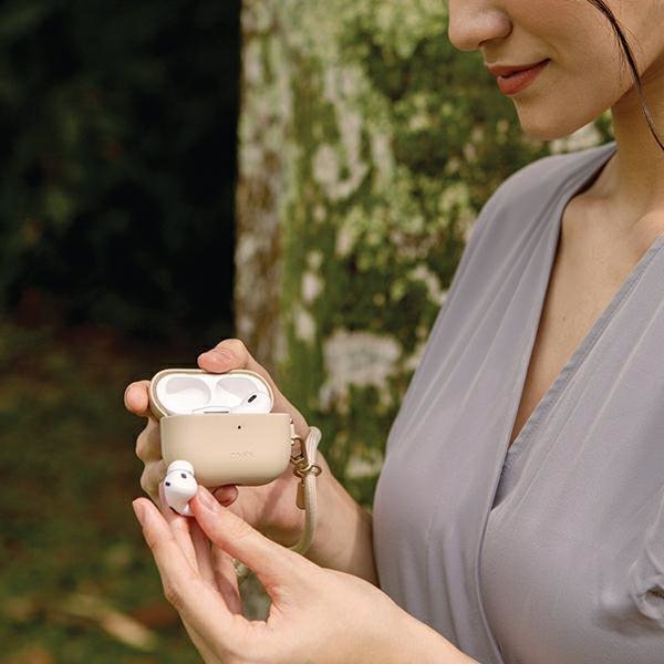 UNIQ etui Coehl Haven AirPods Pro 2(2022/2023) beżowy/dusty nude