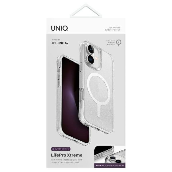 UNIQ etui LifePro Xtreme iPhone 16 6.1&quot;Magclick Charging przezroczysty/lucent